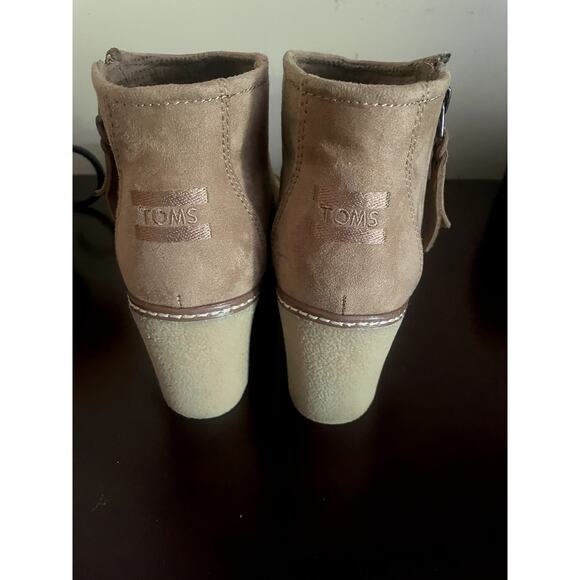 Toms Womens Avery Wedge Bootie Sz 8.5 - Picture 4 of 8